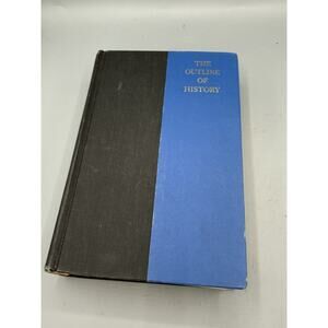 Vintage 1961 The Outline of History H G Wells Hardcover Garden City Book